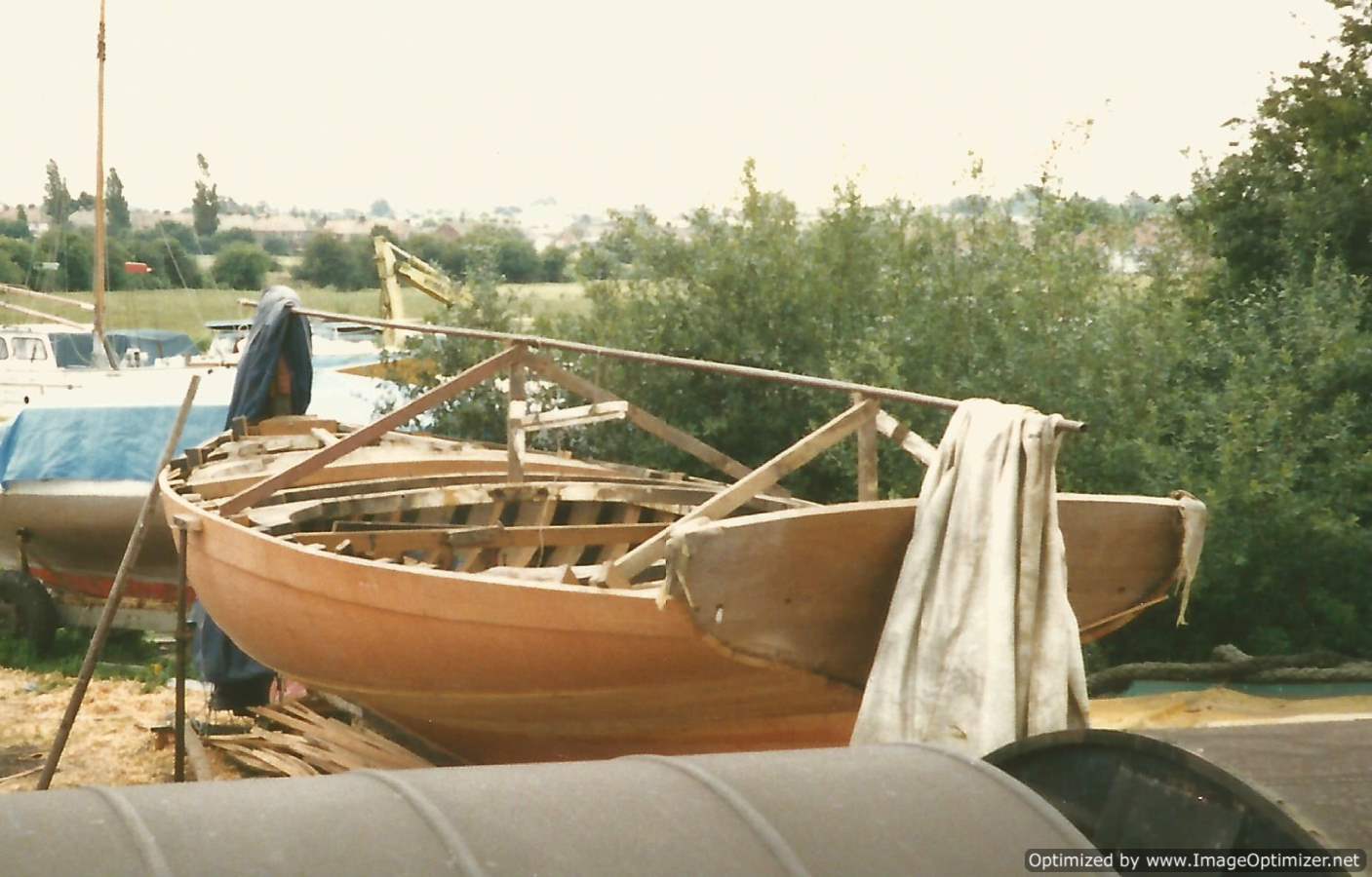 Hilda Marjorie in the dry