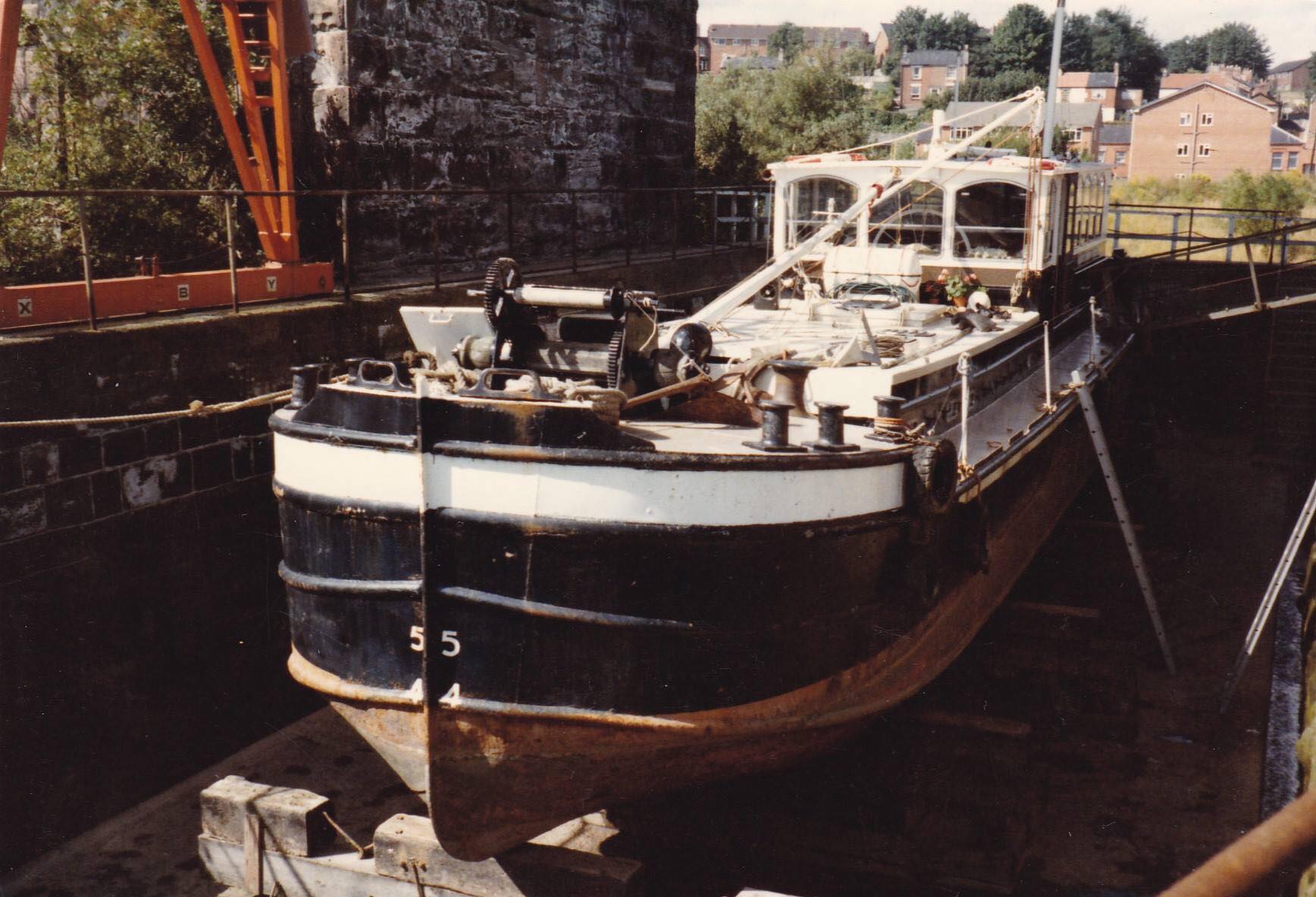Iris Abbott in dry dock