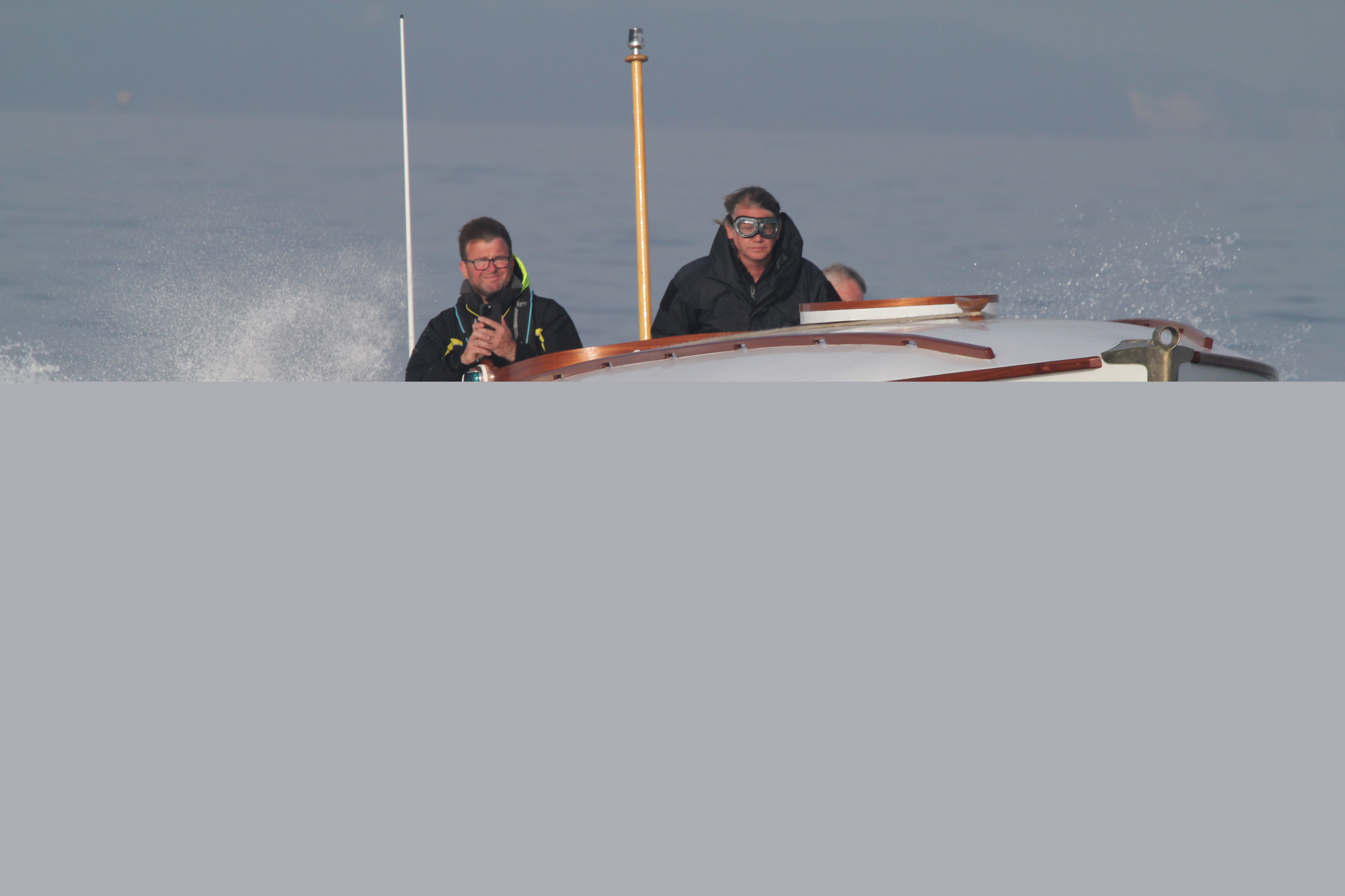 CMB4R during her sea trials