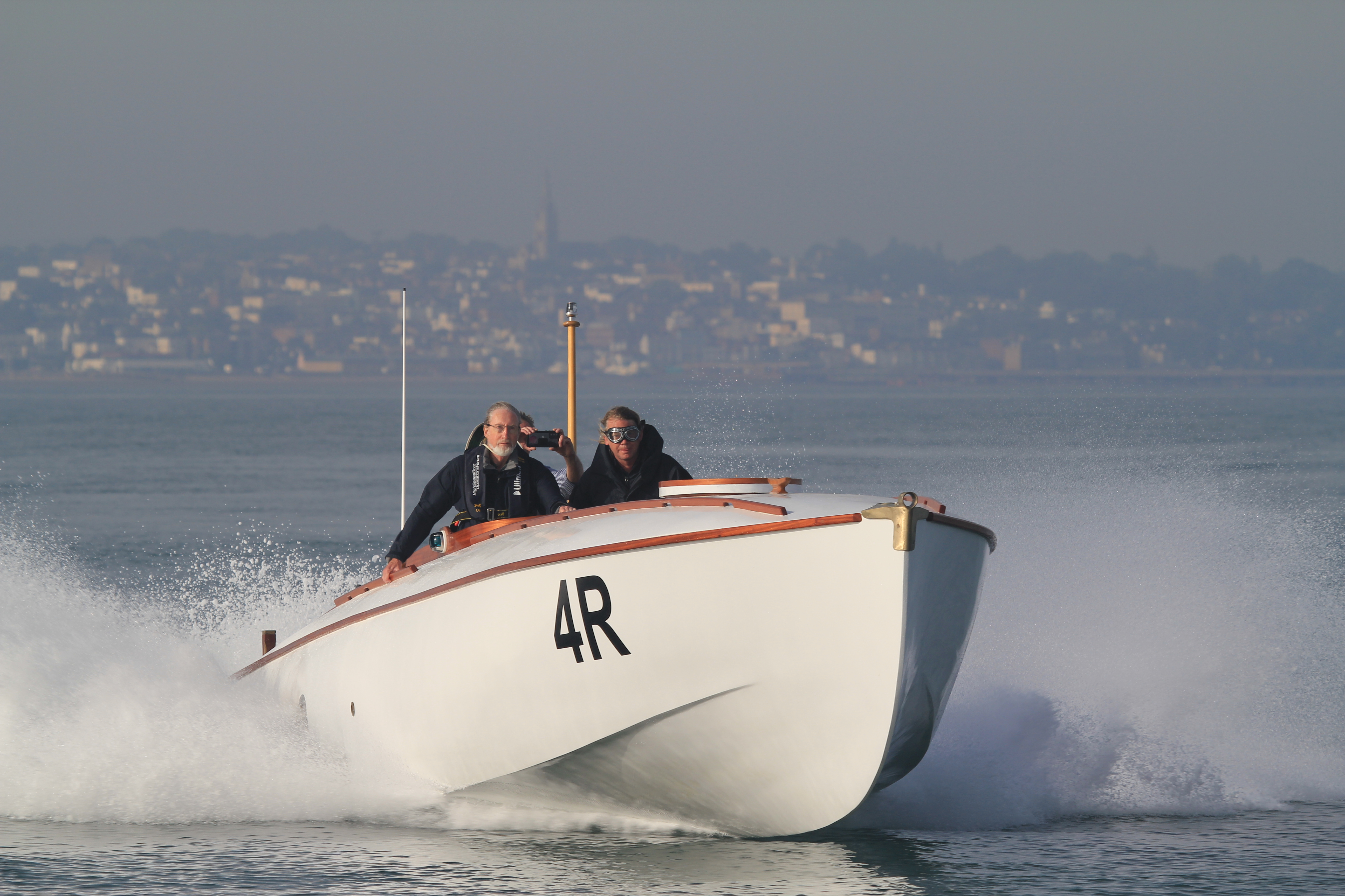 CMB4R during her sea trials