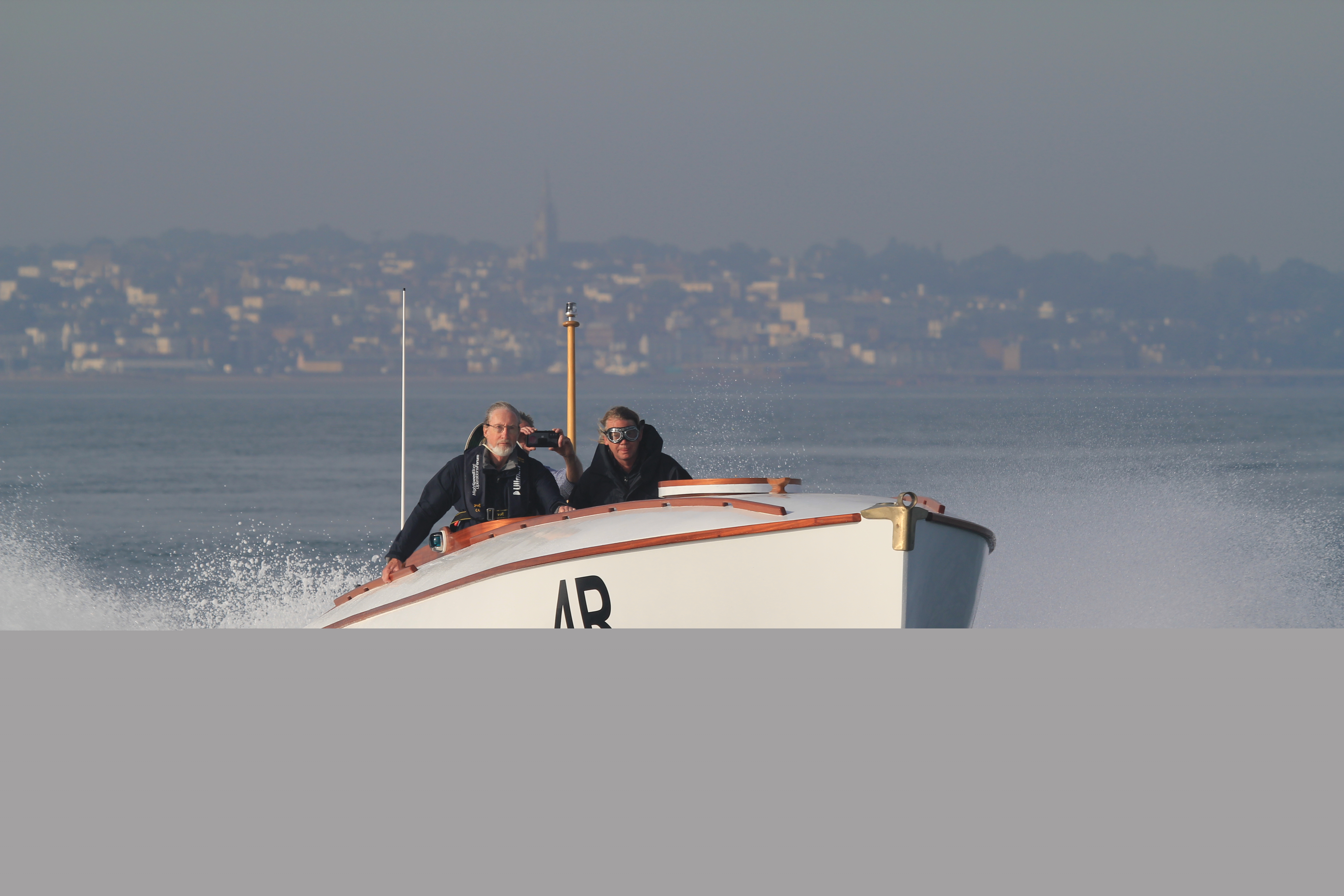 CMB4R during her sea trials