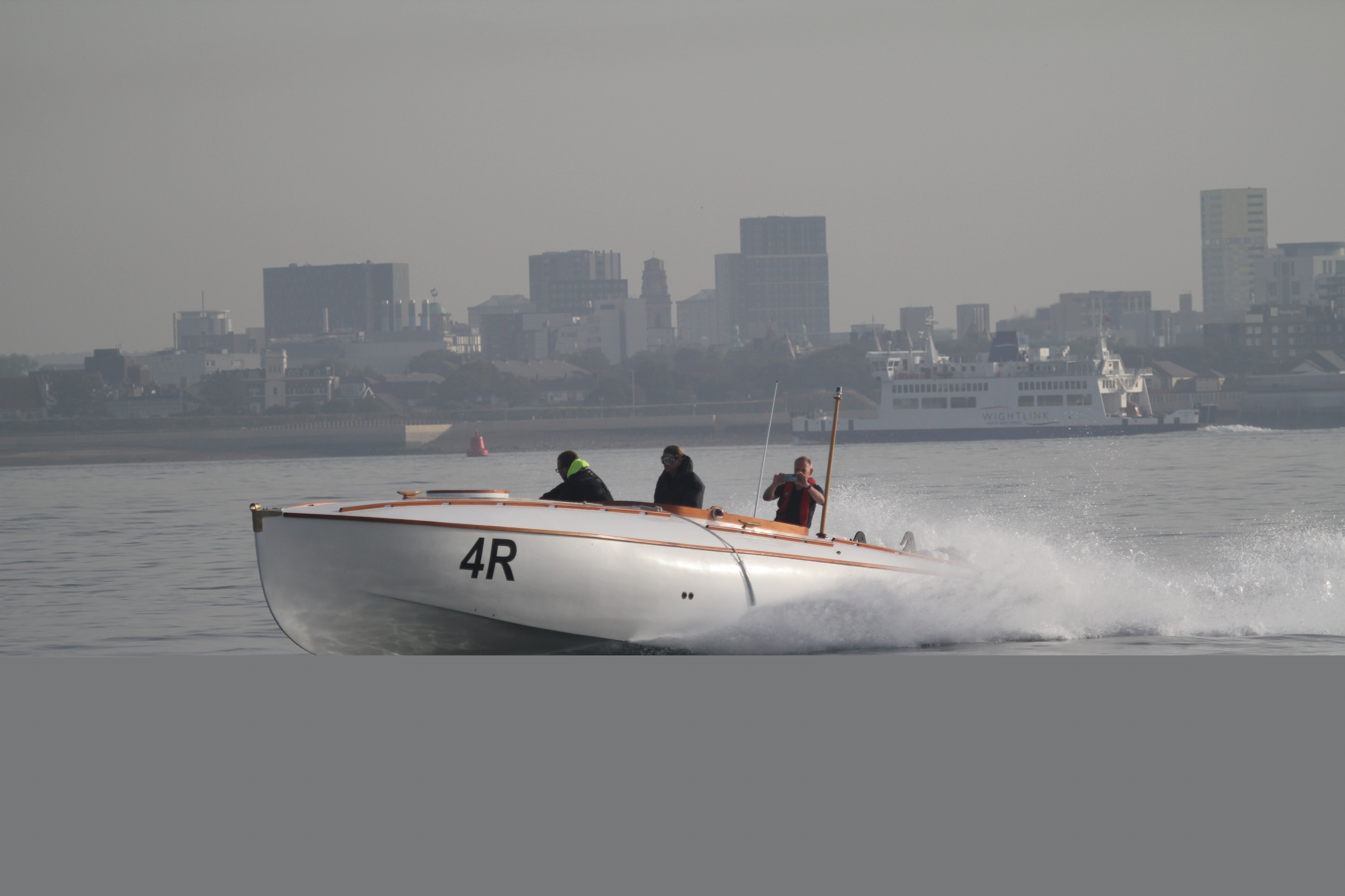 CMB4R during her sea trials