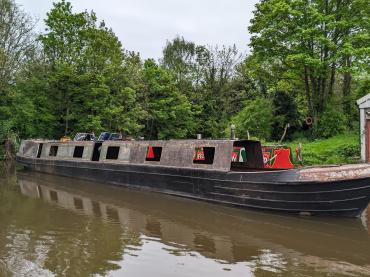 Virgo undergoing restoration at Northwich