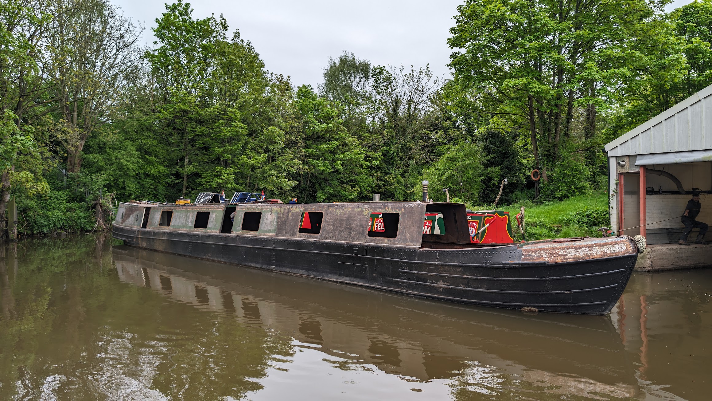 Virgo undergoing restoration at Northwich