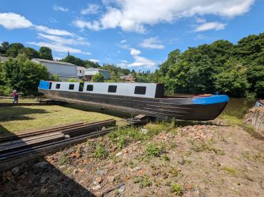 Virgo undergoing restoration at Northwich