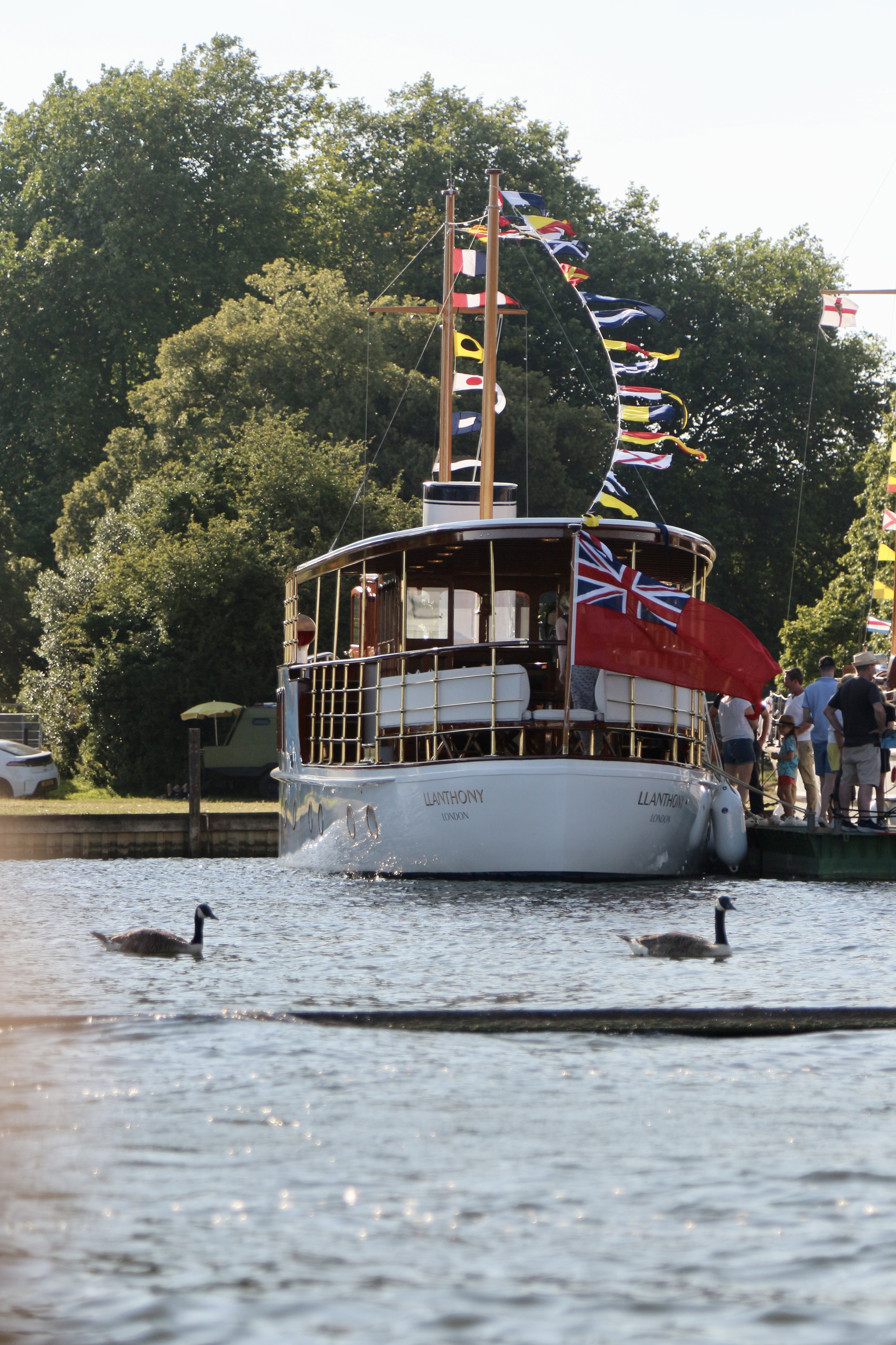 Llanthony moored