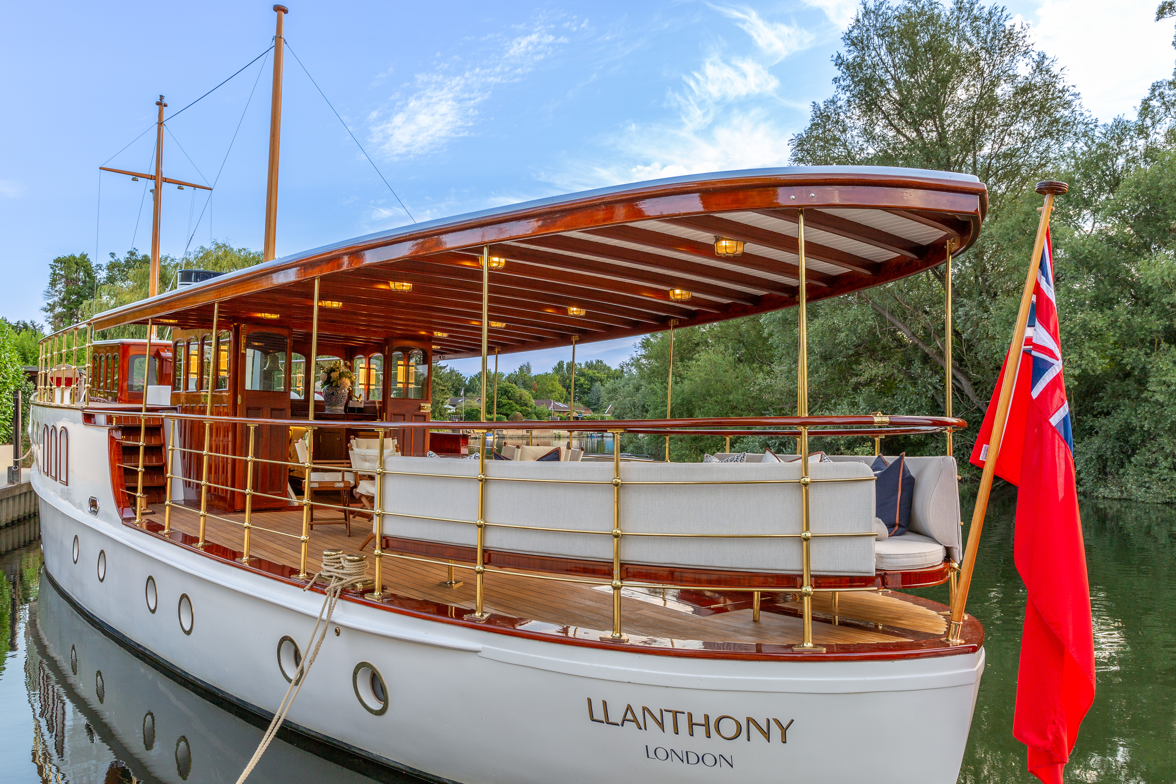 LLanthong moored
