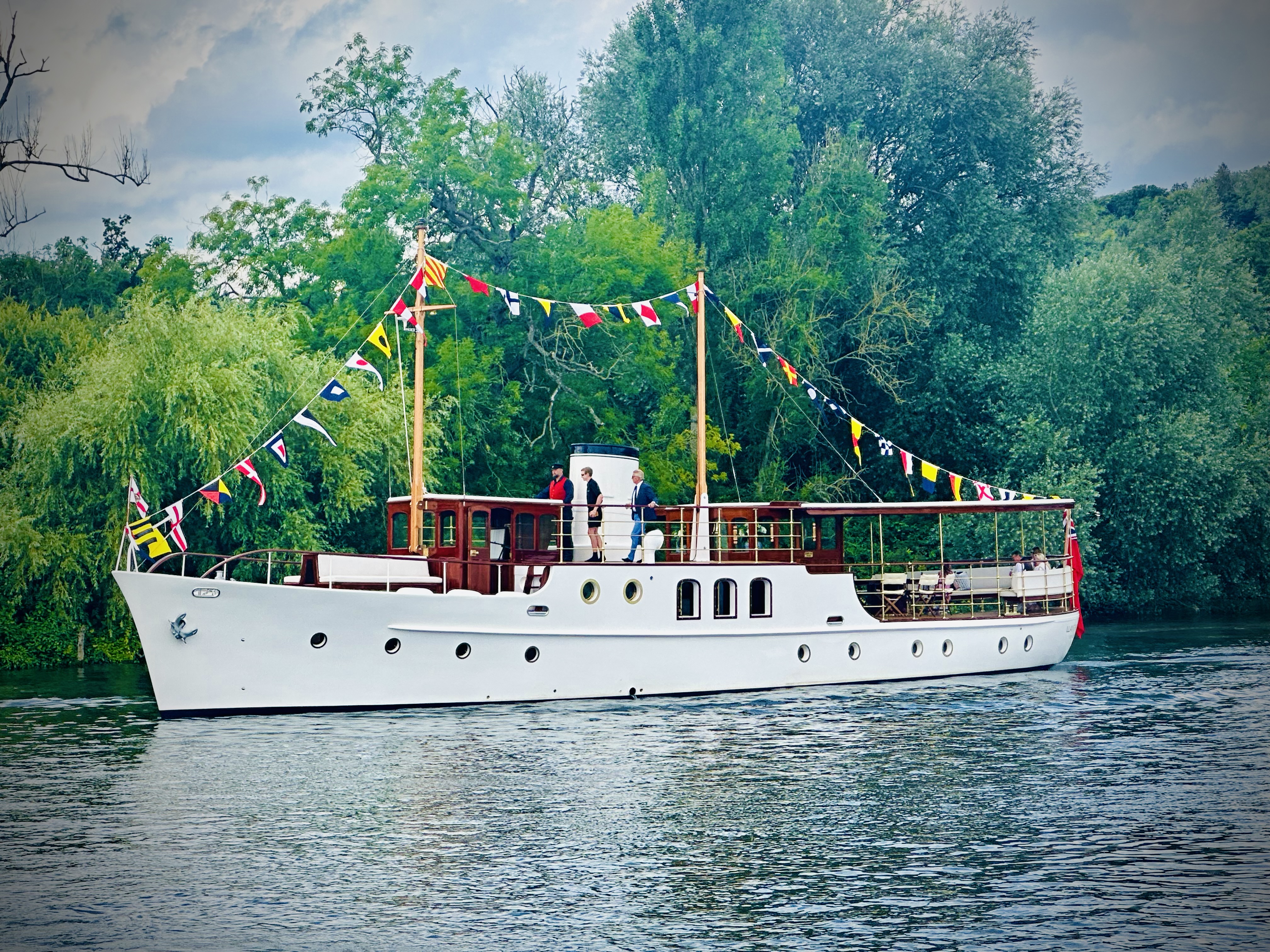 Llanthony moored