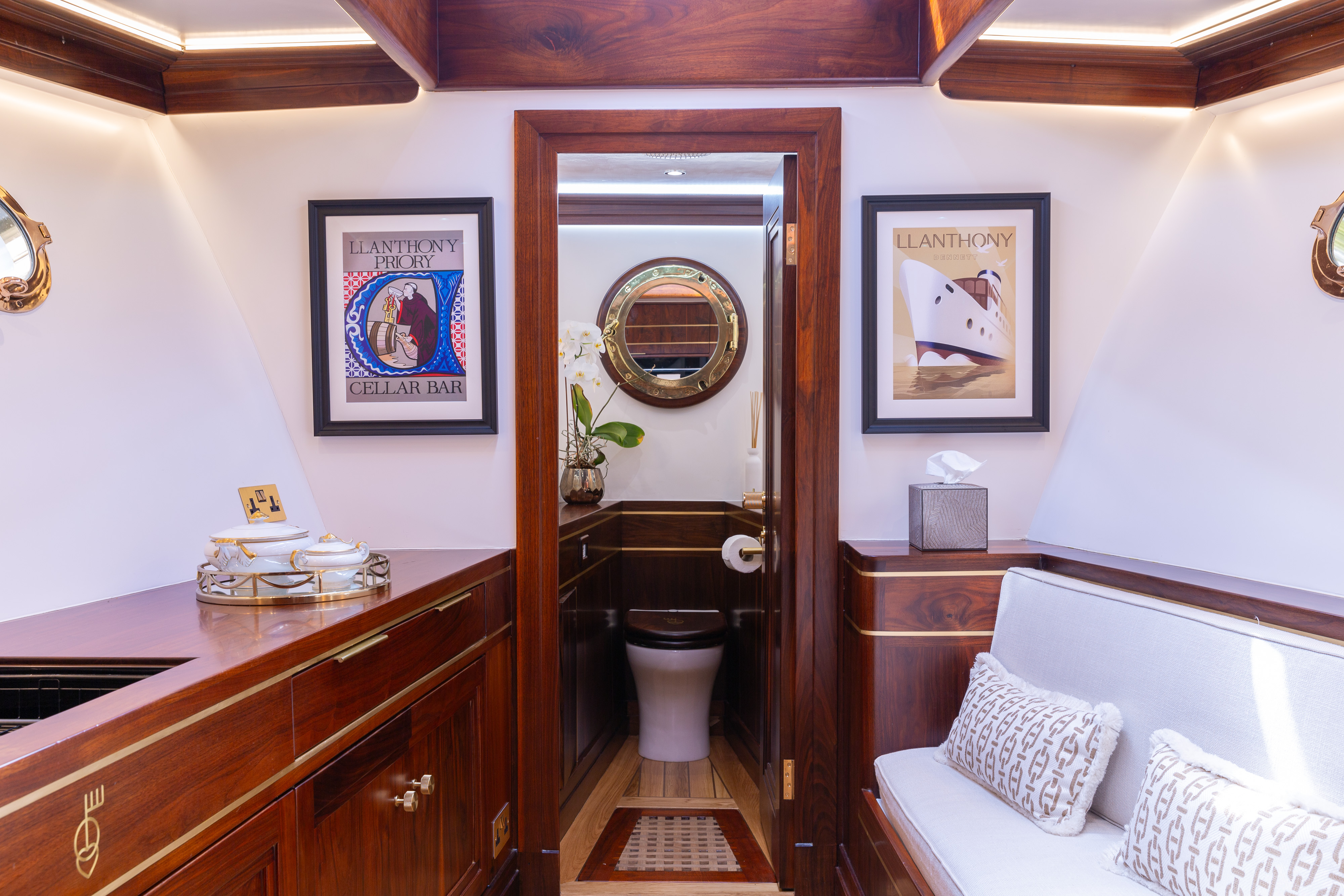 Llanthony below deck