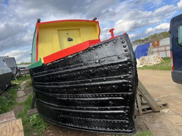 View of Ivy Hotholer's bow