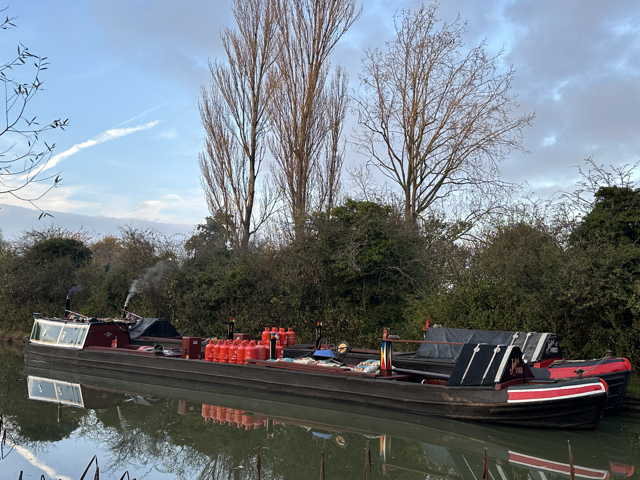 Bletchley moored