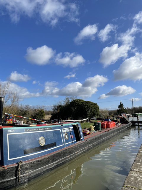 Bletchley moored