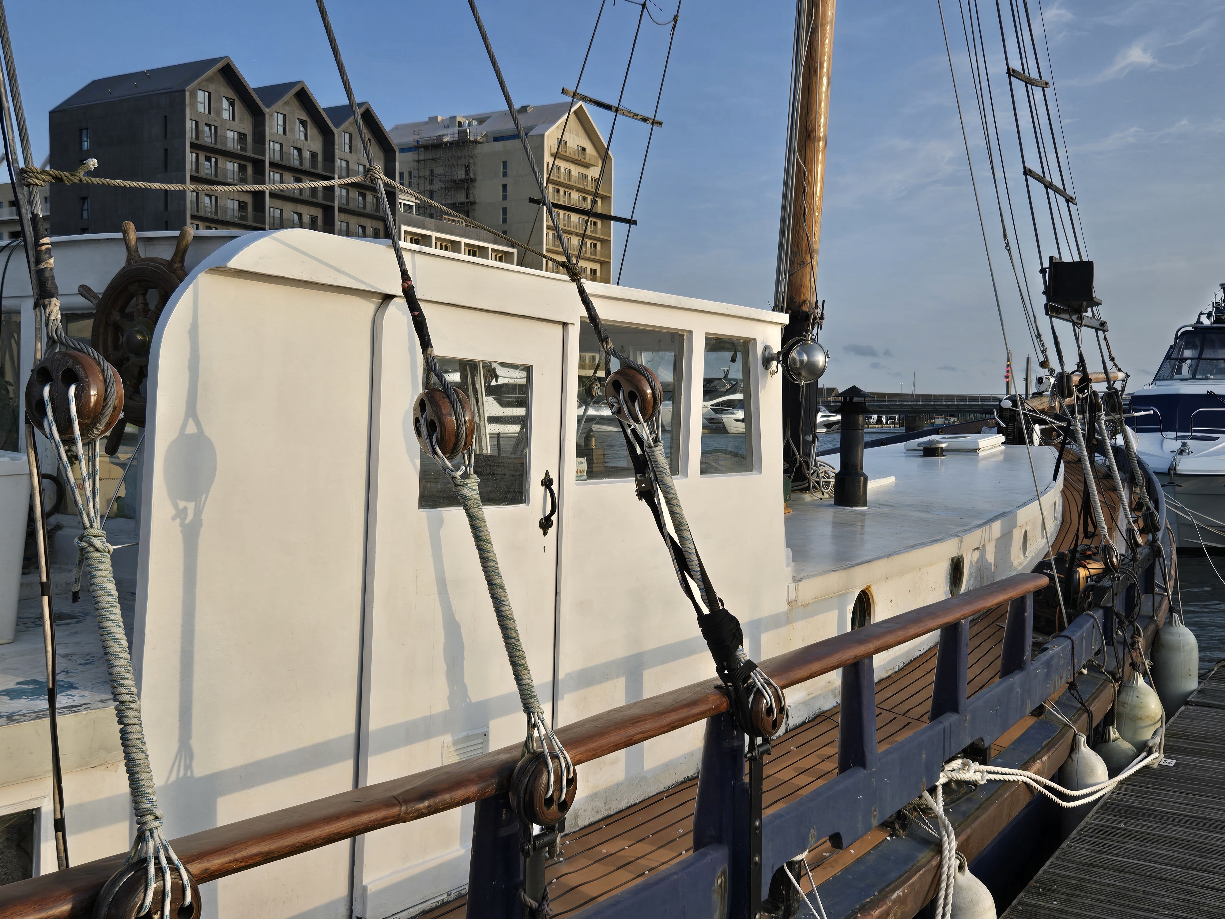 Michaela's deck from starboard