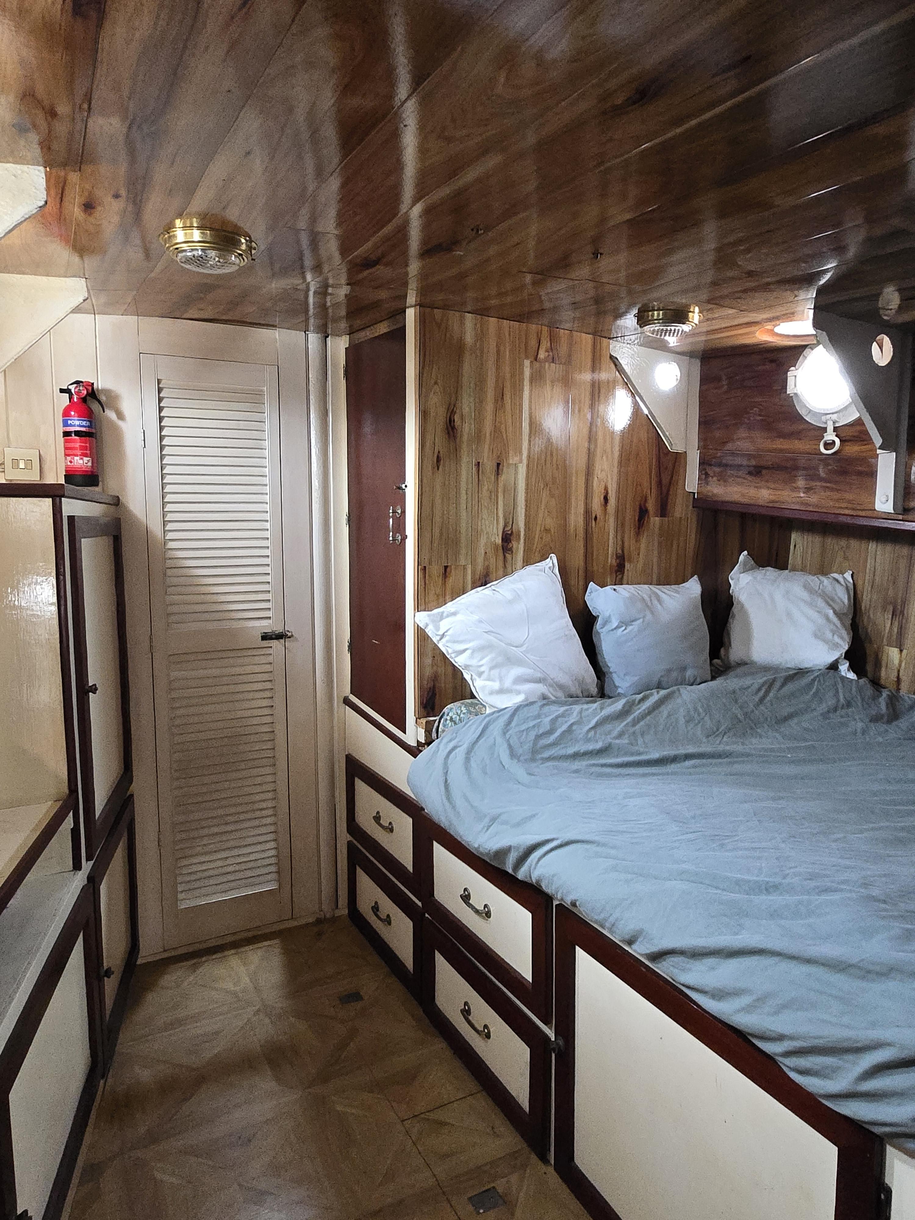 Cabin onboard Michaela