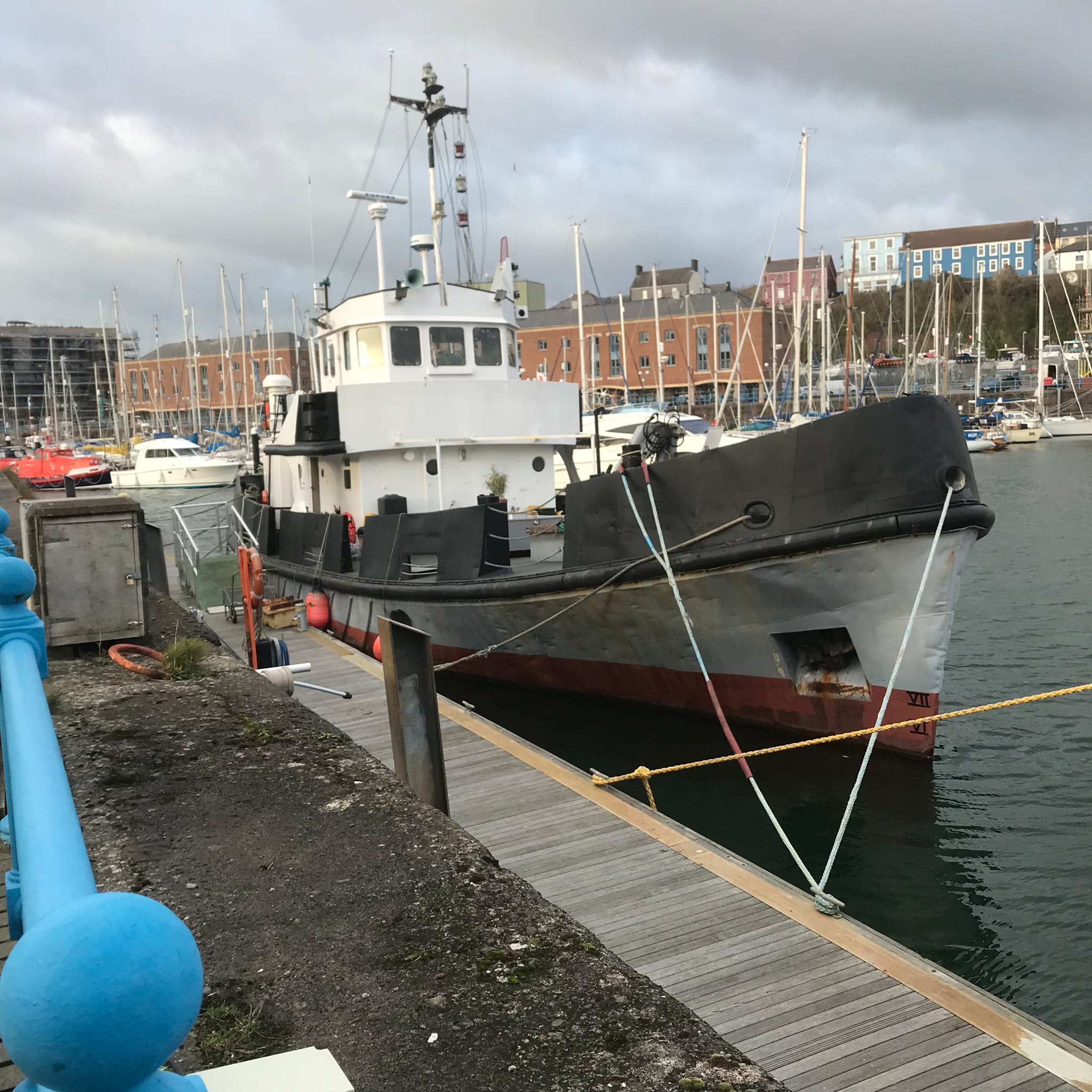 Elkstone - moored in Milford Haven