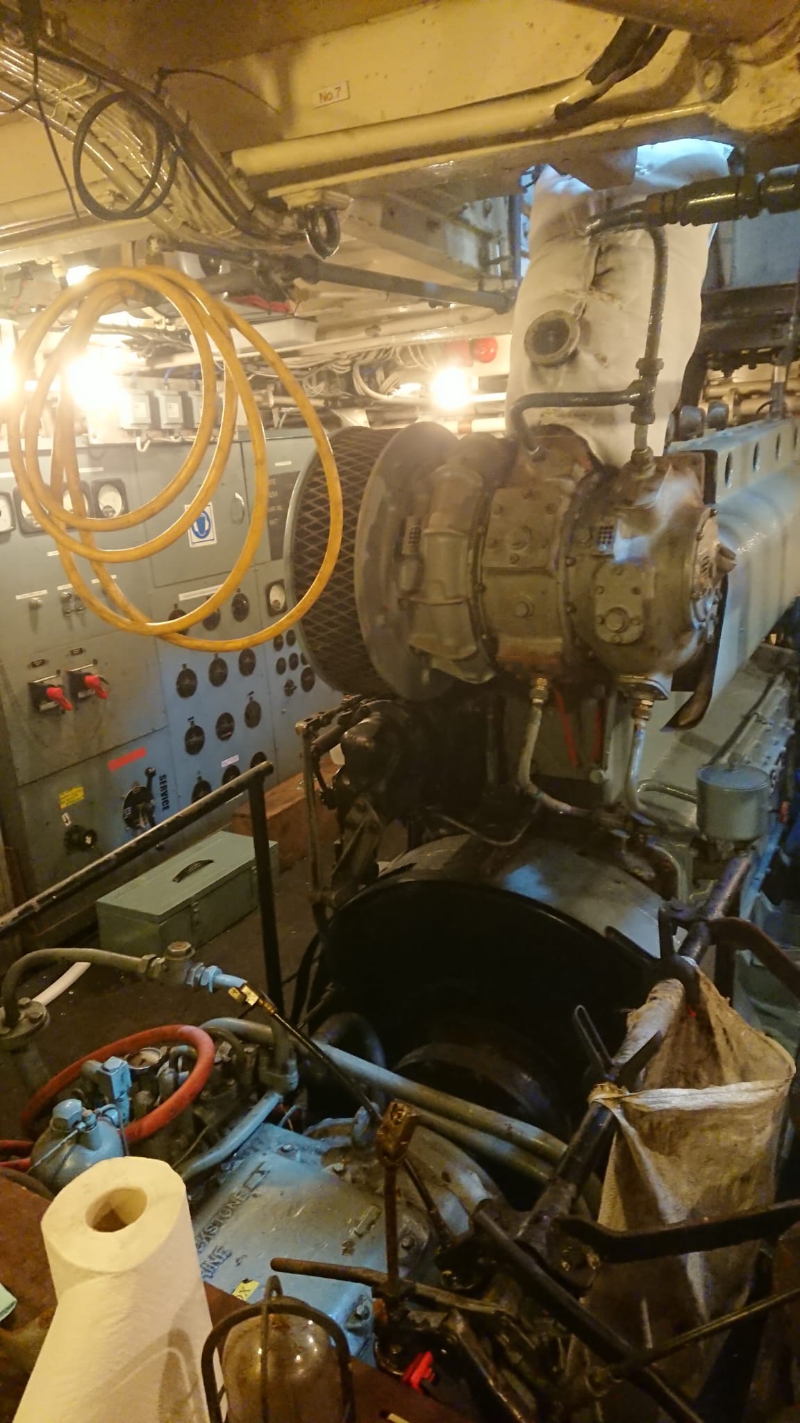 Elkstone - engine room