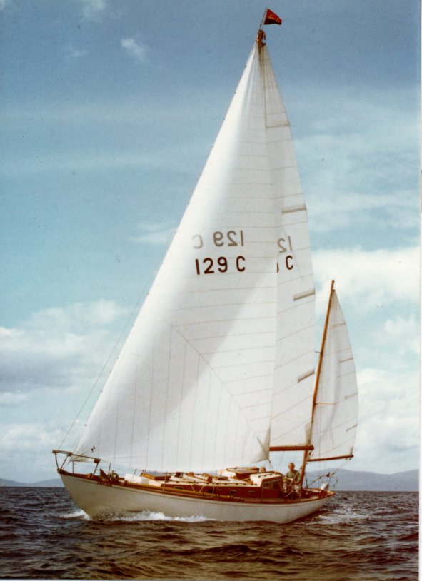 Coigach - under sail, 1970 (c) unknown