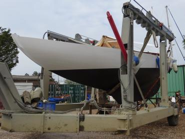 Freya in dry dock