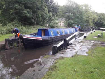 Belfast on the Rochdale Canal, June 2020