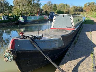 Marcellus from her bow at Stoke Bruerne 