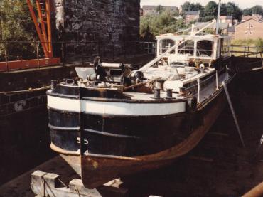 Iris Abbott in dry dock