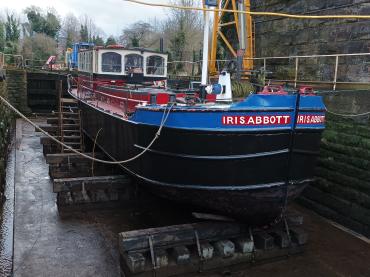 Iris Abbott in dry dock