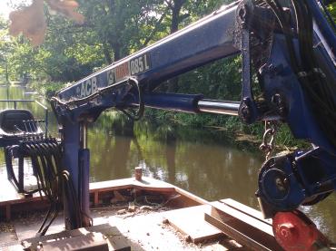 Machinery aboard Louise