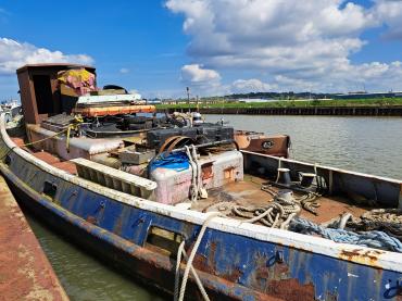 Riverman from her stern