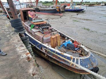 Riverman moored