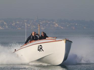 CMB4R during her sea trials