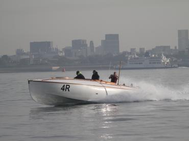CMB4R during her sea trials