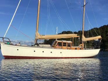 Glengour moored at Crinan, Argyll, 2022