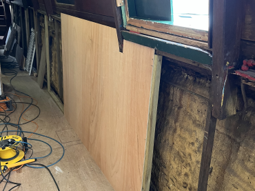 Ivy Hotholer' new panelling 