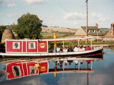 Victoria in Linlithgow Canal Basin, May 1980