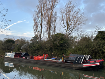 Bletchley moored