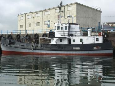 Elkstone - moored in Milfred Haven