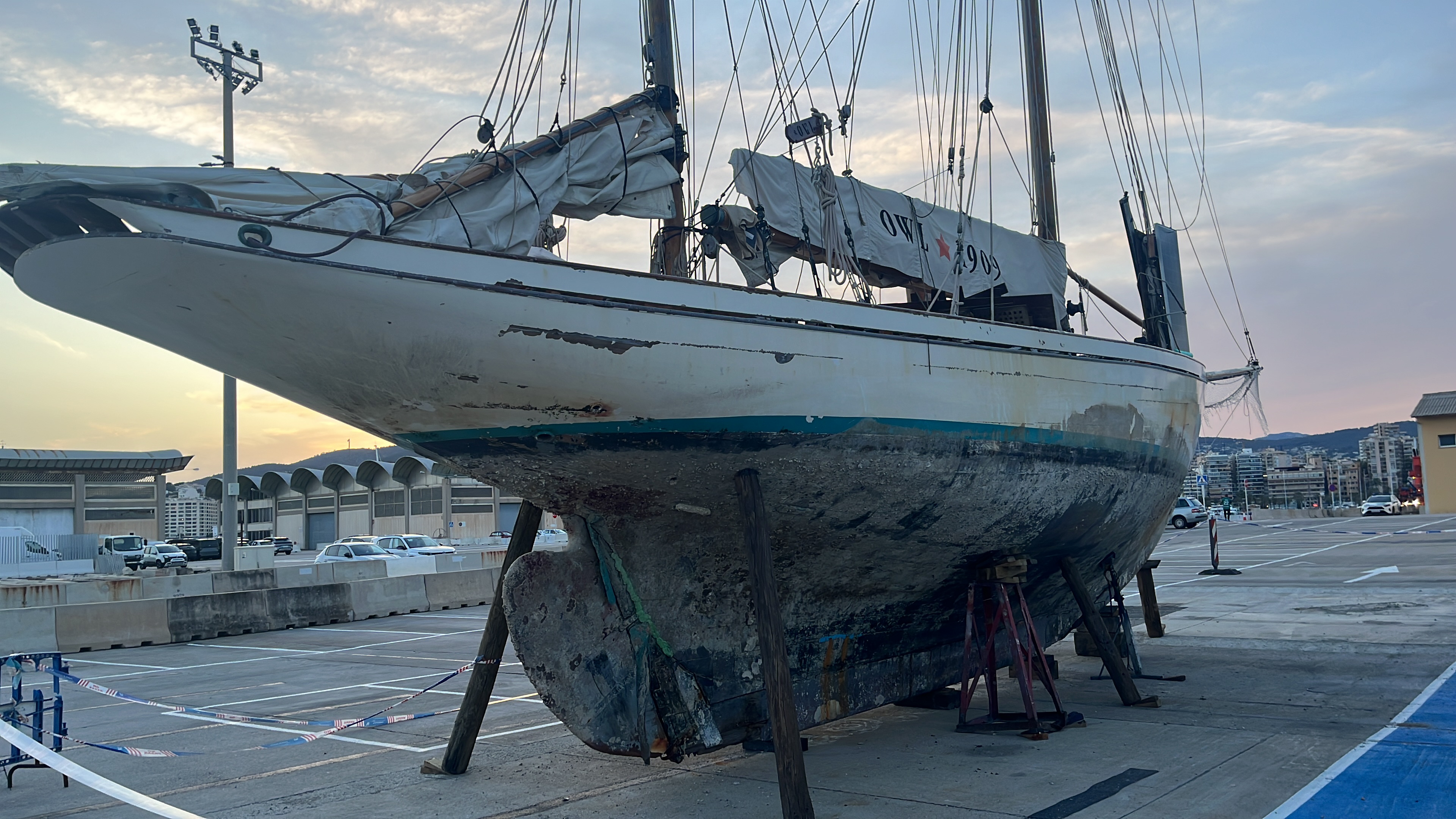 OWL in the dry after being refloated and transported, 2026