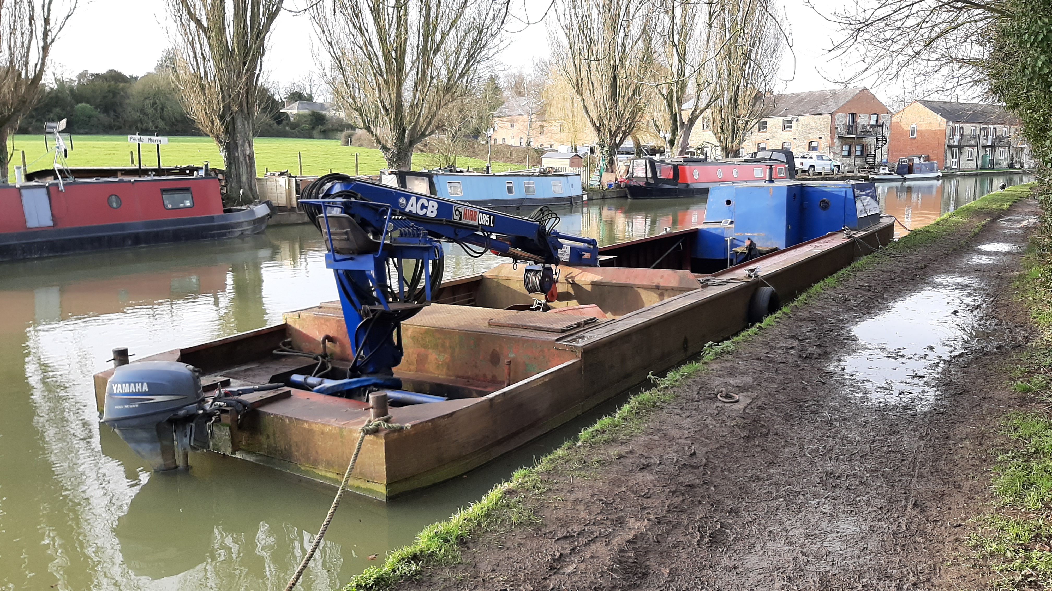 Louise moored