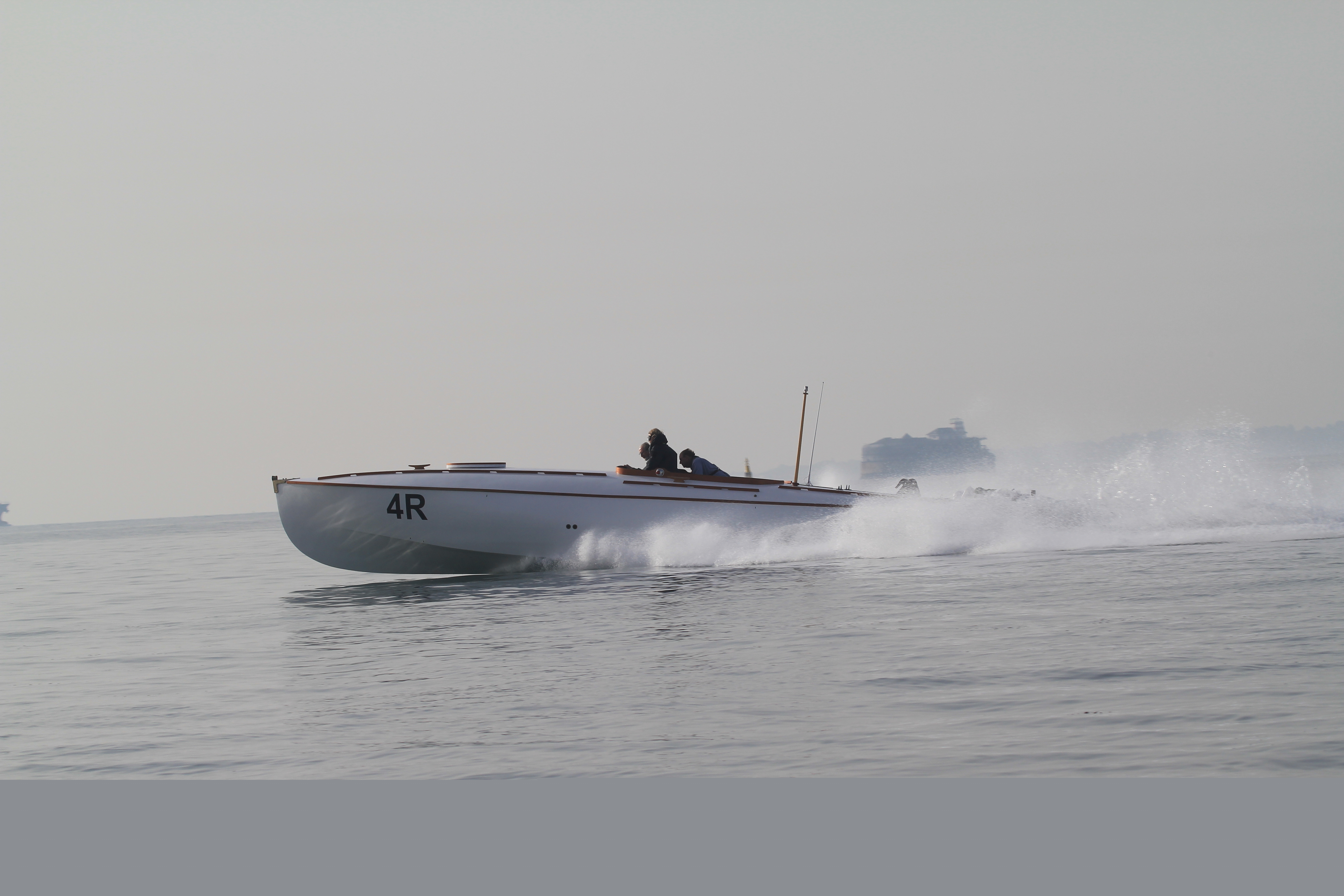 CMB4R during her sea trials