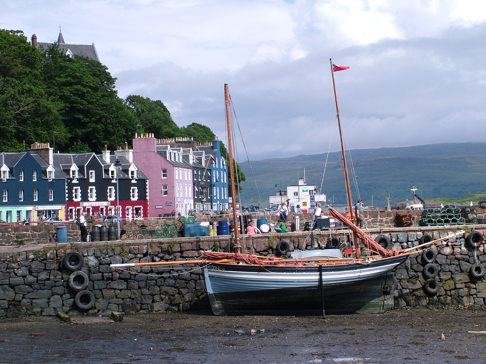 Alert moored